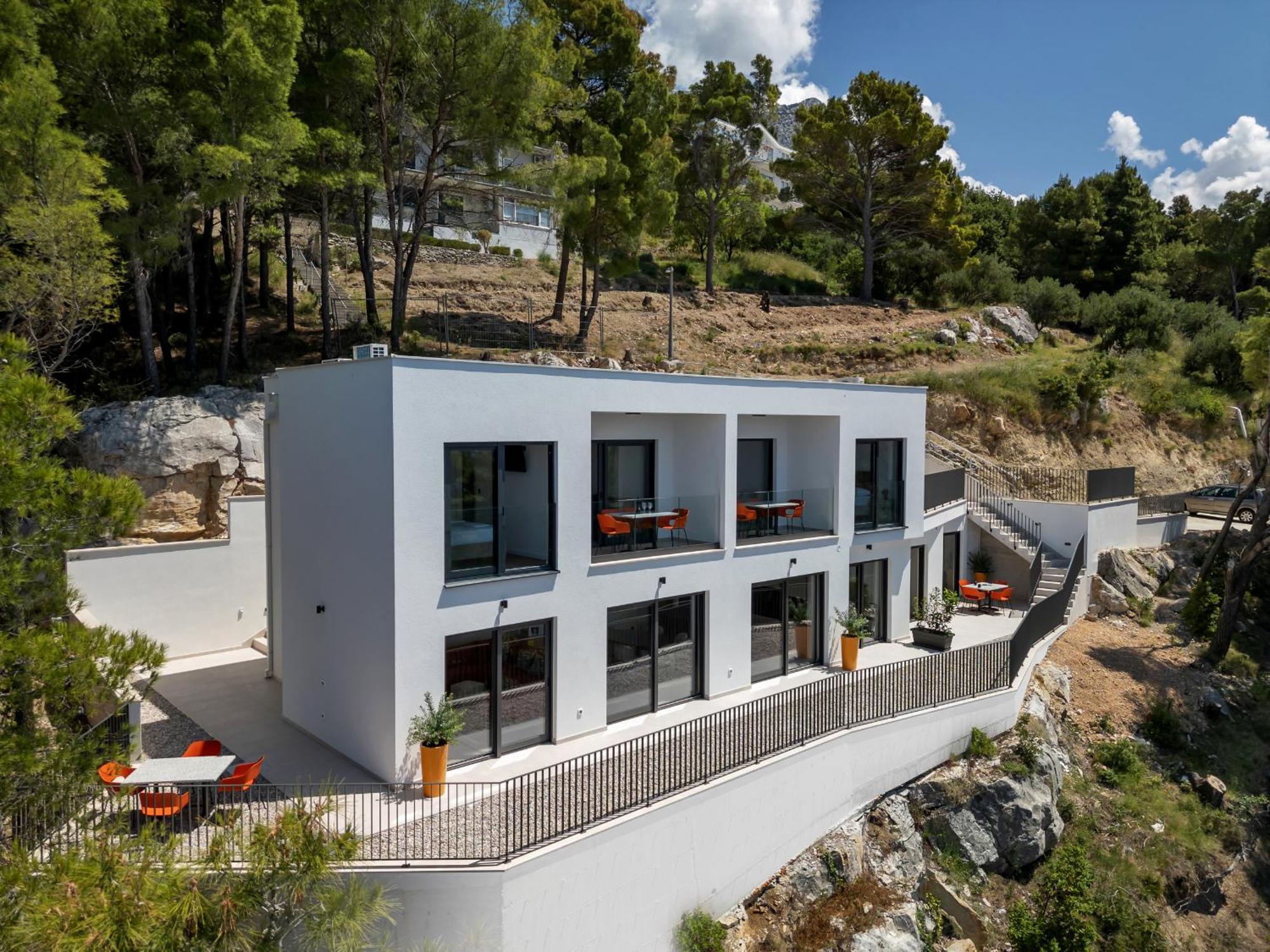 Villa Lito - Only 50M From Sea! - Makarska Exklusiv Brela Dış mekan fotoğraf