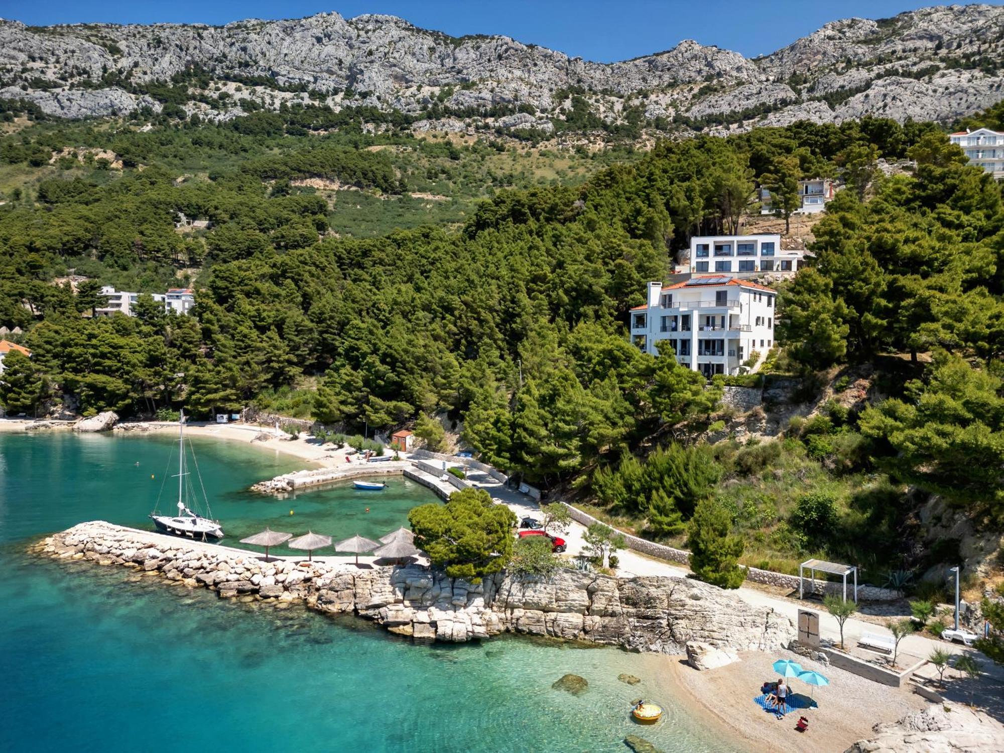 Villa Lito - Only 50M From Sea! - Makarska Exklusiv Brela Dış mekan fotoğraf