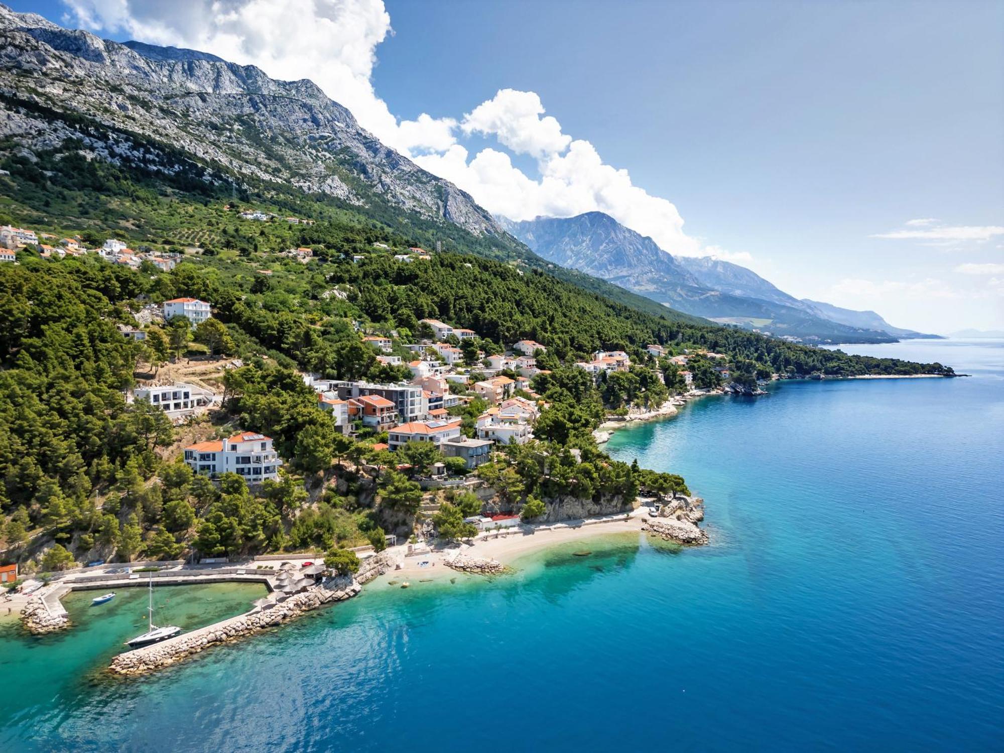 Villa Lito - Only 50M From Sea! - Makarska Exklusiv Brela Dış mekan fotoğraf