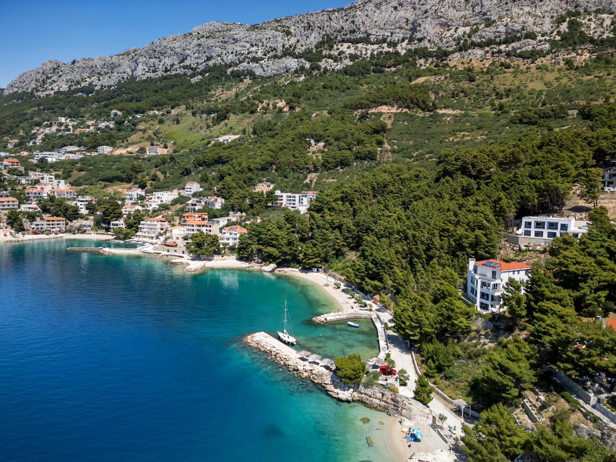 Villa Lito - Only 50M From Sea! - Makarska Exklusiv Brela Dış mekan fotoğraf